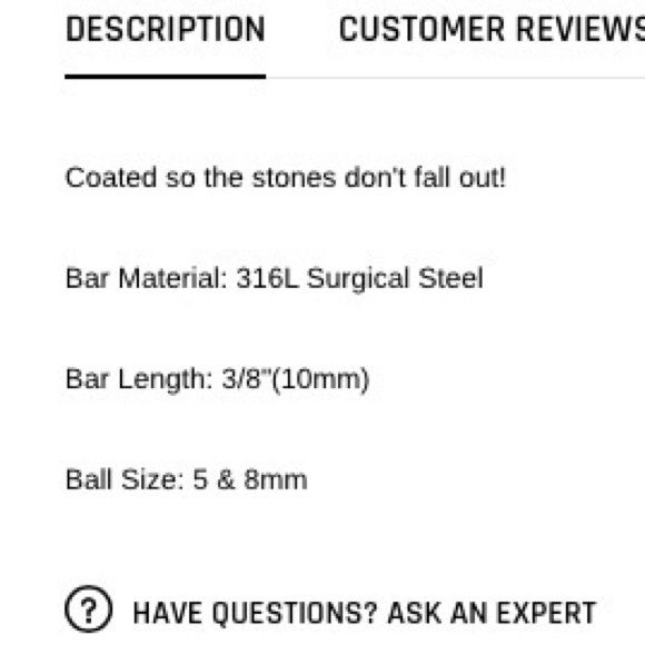 Shamballa Crystal Belly Ring - Picture 6 of 8